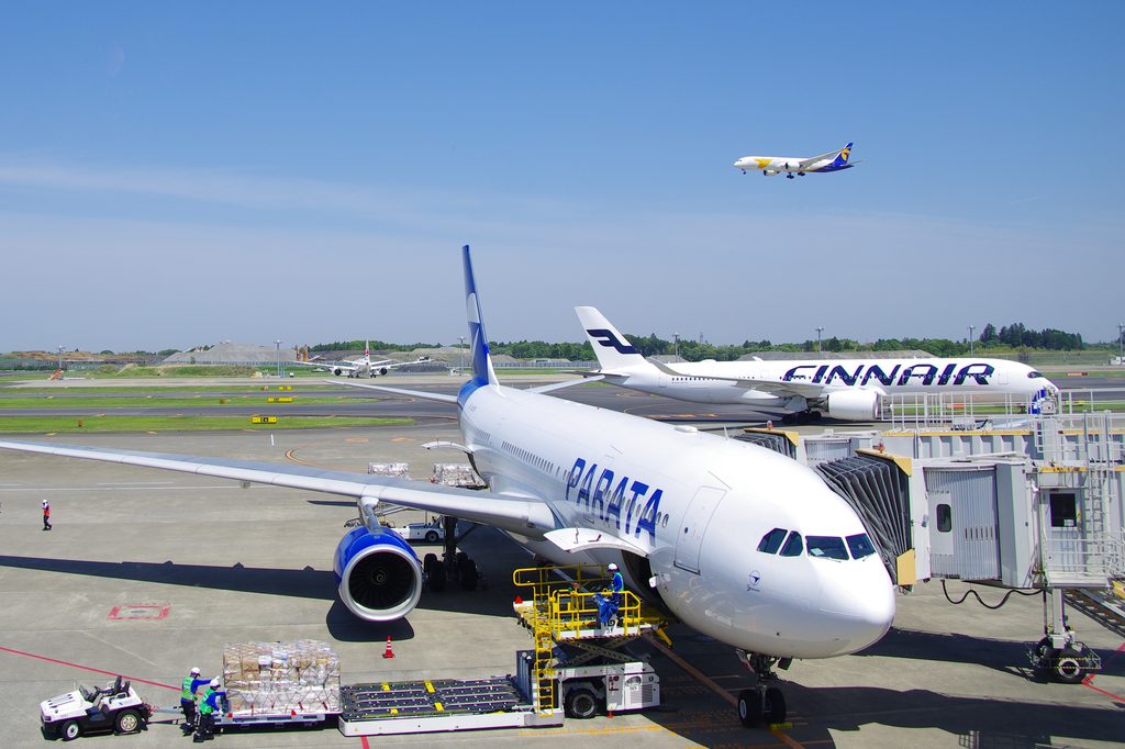 筆者が登場した成田発ソウル行きのパラタ航空を搭乗口付近の窓から撮った写真