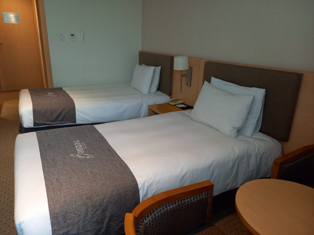 筆者がソウルの鍾路で宿泊したHotel Venue G の部屋の様子を撮った写真