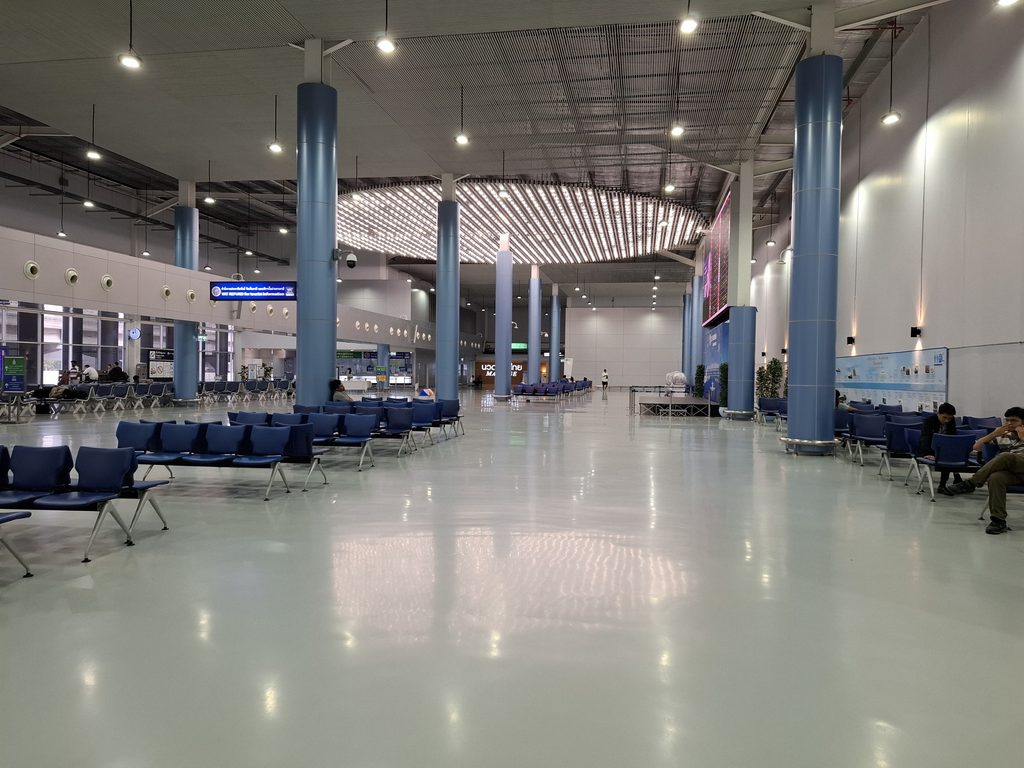 筆者が訪れたドンムアン空港ロビーの写真